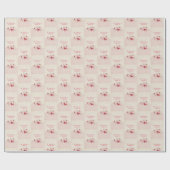 Personalize, 40th Anniversary Nun, Pink und Geschenkpapier (Flach)