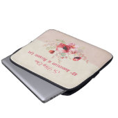 Personalize, 40th Anniversary Nun, Pink und Laptopschutzhülle (Vorne Knopf)