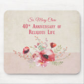 Personalize, 40th Anniversary Nun, Pink und Mousepad (Vorne)