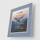 Personalize 65th Anniversary Ordination Congrats Quadratische Wanduhr (Winkel)