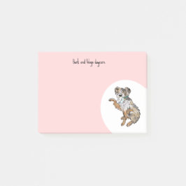 Personalize Australian Shepherd Post-it Klebezettel