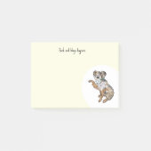 Personalize Australian Shepherd Post-it Klebezettel (Vorderseite)