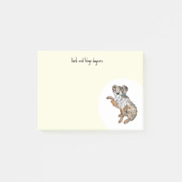 Personalize Australian Shepherd Post-it Klebezettel