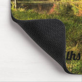 Personalize! Autumn Pond Mouse Pad Mousepad (Ecke)