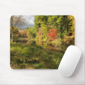 Personalize! Autumn Pond Mouse Pad Mousepad (Mit Mouse)