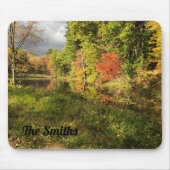 Personalize! Autumn Pond Mouse Pad Mousepad (Vorne)