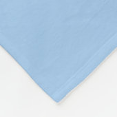 Personalize Baby Blue Snuggle Fleecedecke (Ecke)