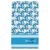 Personalize Baby Blue Volleyball Kleine Geschenktüte (Vorderseite)