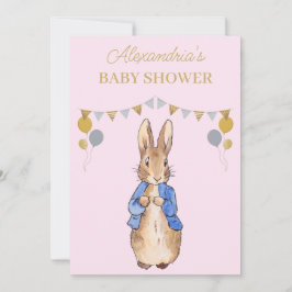 Personalize Baby Shower Peter der Kaninchen Einladung