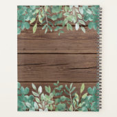 Personalize Barn Wood Eukalyptus Greenery Planer (Rückseite)