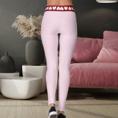 Personalize Be My Valentine Day Love Red Pink Gift Leggings
