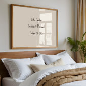 Personalize “Better Together” Wedding Poster