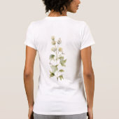Personalize! Boho Blossom Unique Floral T-Shirt (Rückseite)