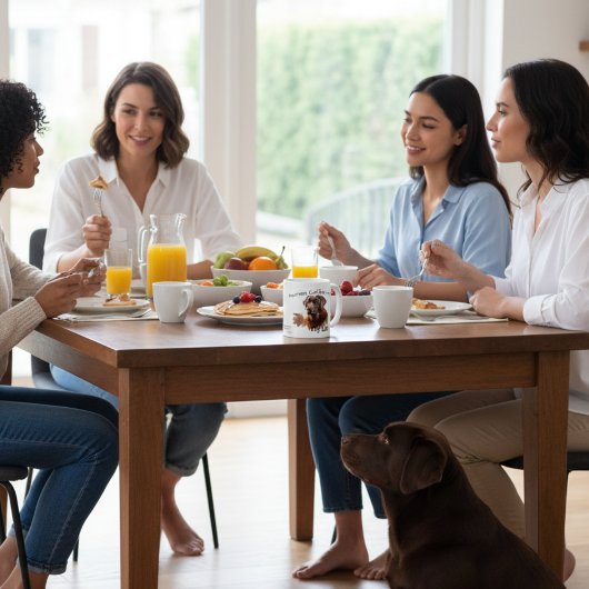 PERSONALIZE Brown Labrador Watercolor Kaffeetasse