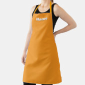 Personalize Café Caterer Baker Orange Schürze (InSitu)
