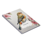 PERSONALIZE: Chinoiserie Bird | Notizbuch Notizblock (Rechte Seite)
