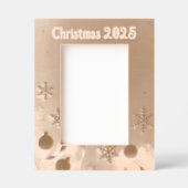 Personalize Christmas Laser Etched Picture Frame Geätzte Rahmen (Vorderseite)