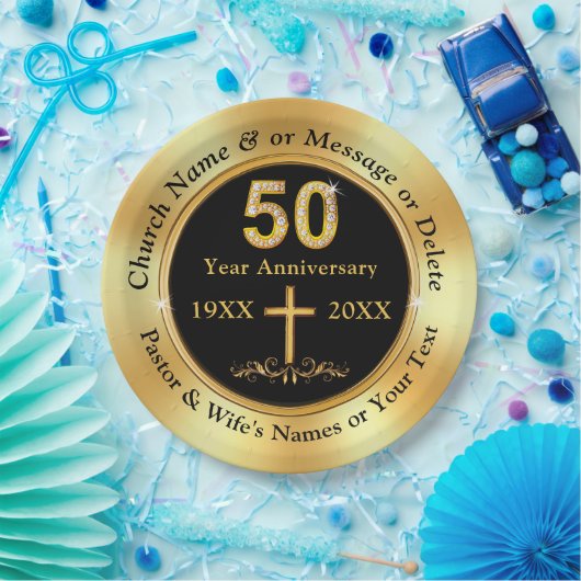 Personalize, Church 50th Anniversary, Paper Teller (Party)
