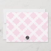 Personalize Confirmteen Girl Foto vielen Dank Dankeskarte (Rückseite)