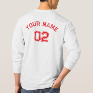Personalize Create Player Name Number Man Mens  T-Shirt