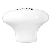 Personalize Custom Cabinet Drawer Pulls Knobs Keramikknauf (Seitenansicht)