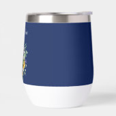 Personalize Cute Navy Blue Boho Chic Wildflowers (Links)