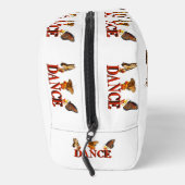 Personalize Dance sign with butterflies Waschbeutel (Rechts)