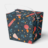 Personalize dark Festive mixed Candles Holiday Box Geschenkschachtel (Rückseite)