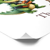 Personalize Dragon Art Print Custom Name Kids Room Fotodruck (Ecke)