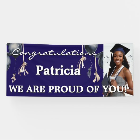 Personalize - Einfaches Design-Banner für Abschlus Banner (Horizontal)