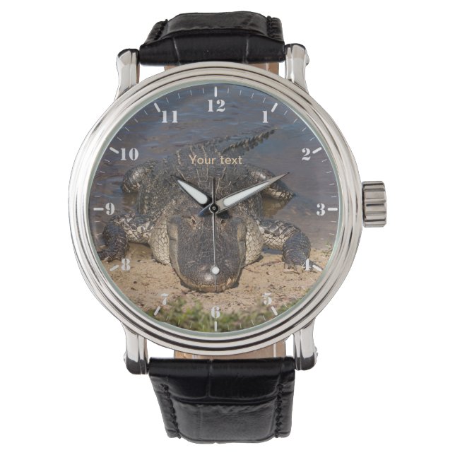 Personalize Face to Face with the Alligator Armbanduhr (Vorderseite)