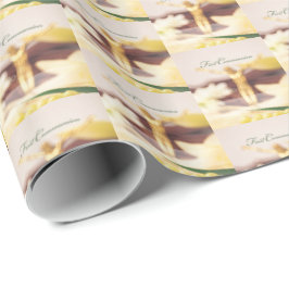 Personalize, First Communitygratulation Geschenkpapier