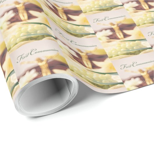 Personalize, First Communitygratulation Geschenkpapier (Rolleneckpunkt)