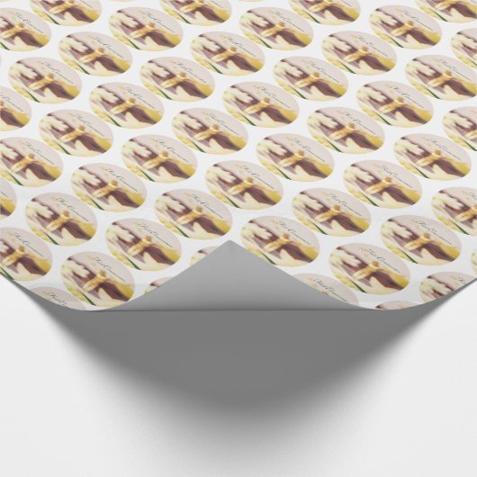 Personalize, First Communitygratulation Geschenkpapier (Ecke)