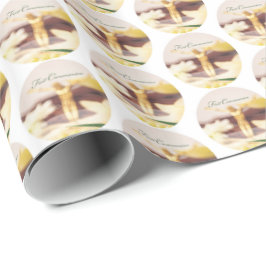 Personalize, First Communitygratulation Geschenkpapier