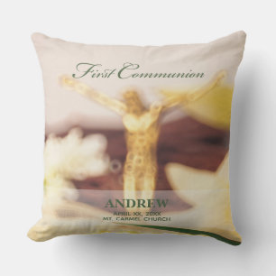 Personalize, First Communitygratulation Kissen