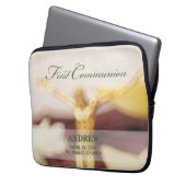 Personalize, First Communitygratulation Laptopschutzhülle (Vorderseite Links)