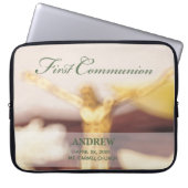 Personalize, First Communitygratulation Laptopschutzhülle (Vorderseite)