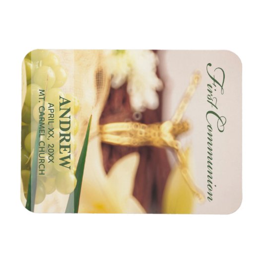 Personalize, First Communitygratulation Magnet (Horizontal)