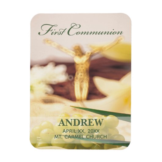 Personalize, First Communitygratulation Magnet (Vertikal)