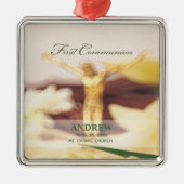 Personalize, First Communitygratulation Ornament Aus Metall (Vorne)