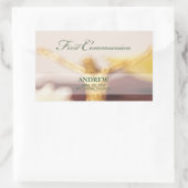 Personalize, First Communitygratulation Rechteckiger Aufkleber (Tasche)