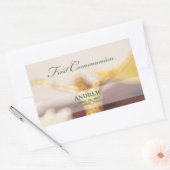 Personalize, First Communitygratulation Rechteckiger Aufkleber (Umschlag)