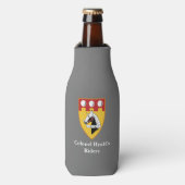 + PERSONALIZE - Flasche Cooler (mit Zipper) Flaschenkühler (Flaschenvorderseite)