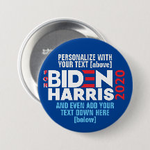 Personalize for Biden / Harris 2020 Add Text (Butt