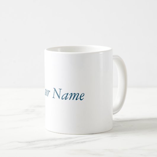 Personalize for White 11 oz Tasse - HAMbyWhiteGlov (VorderseiteRechts)
