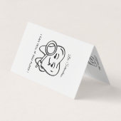 Personalize Funny Dentist Tooth business card (Vorderseite)