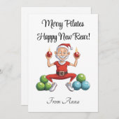 Personalize Funny Pilates Instructor Weihnachten (Vorne/Hinten)