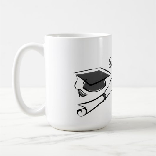 Personalize Graduation Balloon Kaffeetasse (Links)