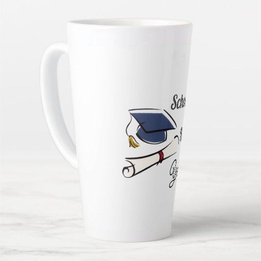 Personalize Graduation Balloon Milchtasse (Linke Ecke)